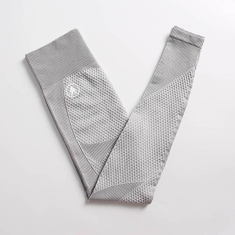 Gray Snatched Leggings for Women