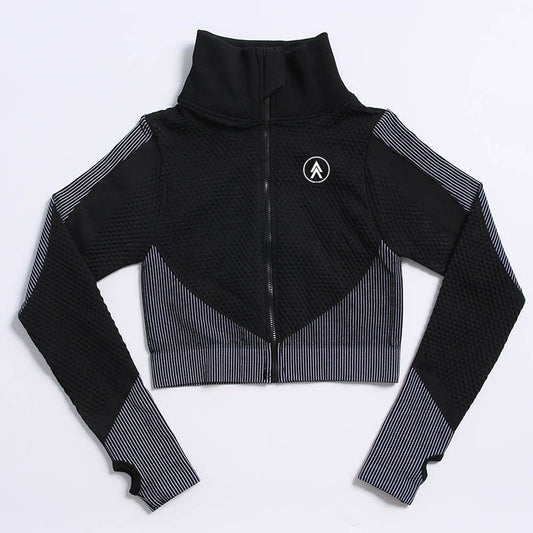 Black/Gray Snatched Jacket